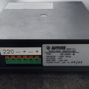 Zasilacz awaryjny AZ220/6-B 6V 230V/50Hz AUTIVOX - PRODUKT NIEDOSTĘPNY