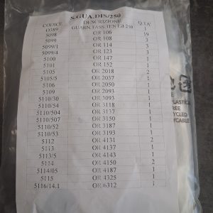Komplet uszczelek 15-250 l/min do bloku zaworowego MORIS